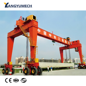 מנוף גשר <span class=keywords><strong>RTG</strong></span> איכותי 25 טון 50 טון 60 טון עם צמיגי גומי להרמת מכולות, בקרת PLC, מנוף גשר מהיר למכירה - Product Image 2