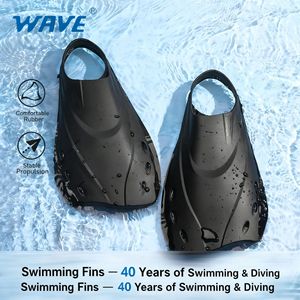 Aletas de Natación Wave Training, de PVC, Rigidez Media, para Adultos - Product Image 4