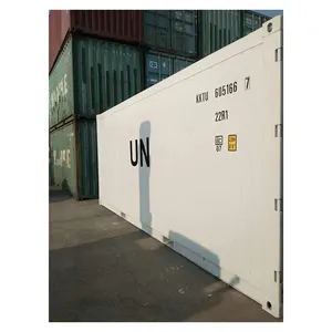 40RF mobile sea container modified by second hand container body used as cold room