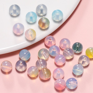 Perles de verre rondes de 10 mm, en cristal, en vrac, pour la création de bijoux, printemps 2024, origine Yiwu, AC3097 - Product Image 4
