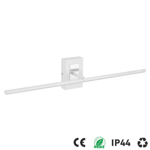 Minimalist Stainless Steel <b>Wall</b> Lamp LED 3500K Warm White E27 <b>Switch</b> Control Bathroom <b>Wall</b> Mounted <b>Light</b> Fixture - Product Image 2