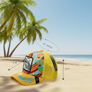 Cappello Trucker Smark a 6 Pannelli in Tessuto a Rete Traspirante Impermeabile Unisex Casual Primavera Estate - Product Image 2