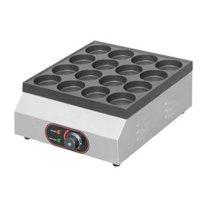 Gaufrier commercial <span class=keywords><strong>mini</strong></span> 16 trous en acier inoxydable antiadhésif avec contrôle de température électrique pour usage domestique et extérieur - Product Image 6