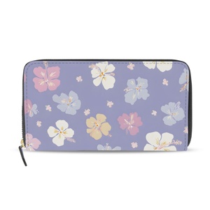 New Arrival Custom Hawaii Puakenikeni Lei Multi-functional Ladies <b>Wallets</b> Fashion Card Cash Purses and Handbags <b>Wallet</b> for Women - Product Image 1
