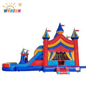 Chủ đề lễ hội thương mại lâu đài nảy tuyệt vời với trượt nhảy trong nhà và ngoài trời cho trẻ em nhảy - Product Image 2