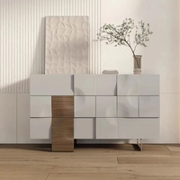 Commode italienne de luxe, simple et moderne, en bois, multifonctionnelle, pour le bar à domicile, le salon, l'entrée, le hall