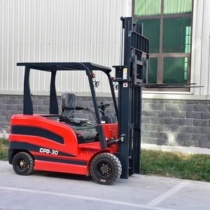 Ultra Compact Narrow Aisle Electric Forklift with Three Way Mast and <b>Side</b> Shift for Optimized Space Utilization - Product Image 3