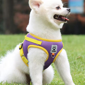 Chaleco rizado acolchado sin agujeros para perro, arnés de malla de aire para mascotas - Product Image 1