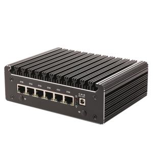 Mini PC sans ventilateur solide avec pare-feu Intel Pentium Gold 8505 U300 6x2.5G LAN NVMe/SATA Proxmox/pfSense Routeur domestique Serveur - Product Image 5