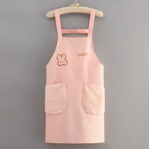 Thickened <b>Apron</b> With Pockets Oil Proof Waterproof For Cooking Daily Use Adult And Child - Product Image 3