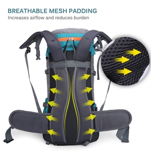 Mochila de senderismo de 65L, mochila impermeable para deportes al aire libre, mochila de viaje para hombres y mujeres, Camping, Trekking Touring - Product Image 4