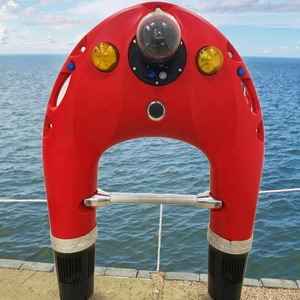 Robot de sauvetage télécommandé à conception brevetée avec positionnement GPS Beidou, caméra HD, lumière d'alarme, fonction talkie-walkie et bouée de sauvetage - Product Image 1