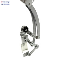 Charnière manuelle multi-liens pour réglage et levage du repose-tête de canapé inclinable 0-115 °   Cadre de levage verrouillable finition chrome nacré