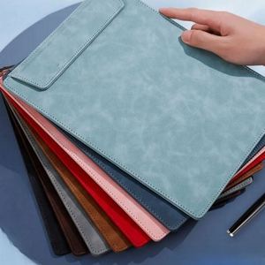 Wholesale Durable Office Accessory School Portable PU Leather <b>A4</b> Clipboard File <b>Folder</b> Magnetic Clipboard Menu Paperclip - Product Image 4