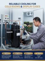 Compresseur de réfrigération rotatif hermétique d'origine usine C-RV175H3NA 220V 50HZ pour unité de refroidissement au gaz R32, pièces CVC résidentielles