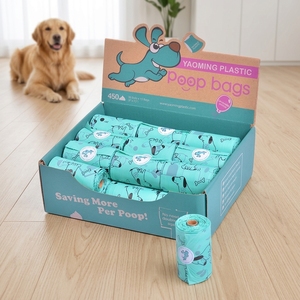 Sacs à déjections canines biodégradables sans odeur, extra larges, épais, imperméables et résistants aux déchirures, vente en gros - Product Image 5