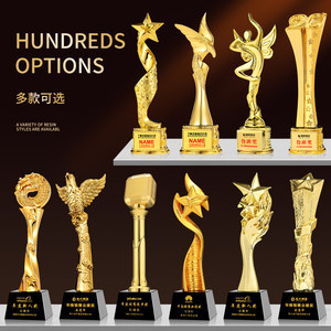 Trophée en résine Tianzhi, design personnalisé pour récompenses et événements avec impression de logo - Product Image 3