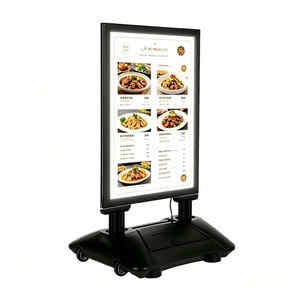 Best Quality A1 Pavement Sign Backlit LED Light <b>Battery</b> <b>Operated</b> Outdoor LED Light Box LED Pavement Sign - Product Image 5