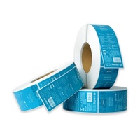 Etiquetas Adhesivas Personalizadas de Doble Capa, Plegables, Impresión a Todo Color de Ocho Colores, Transparentes por Ambos Lados