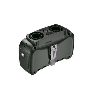 New Portable Waist Hanging Fan 8000mAh Rechargeable Waist Hanging Neck Desktop Fan with Led <b>Light</b> Digital Display - Product Image 6