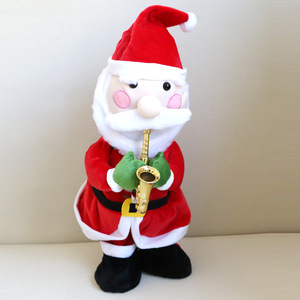 <span class=keywords><strong>Bonhomme</strong></span> <span class=keywords><strong>de</strong></span> <span class=keywords><strong>neige</strong></span> cerf Père Noël danse jouet en peluche avec <span class=keywords><strong>musique</strong></span> et lumières pour les cadeaux <span class=keywords><strong>de</strong></span> Noël - Product Image 2