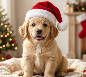 <span class=keywords><strong>Gorro</strong></span> de Santa Claus <span class=keywords><strong>para</strong></span> Mascotas, de Felpa Roja, Poliéster Ecológico, <span class=keywords><strong>para</strong></span> Invierno, <span class=keywords><strong>con</strong></span> Borde Suave - Product Image 2