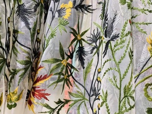 Multi Color Embroidery Net Lace Trimming Tulle Embroidery Lace Trim 3D Flower <strong>Mesh</strong> - Product Image 4