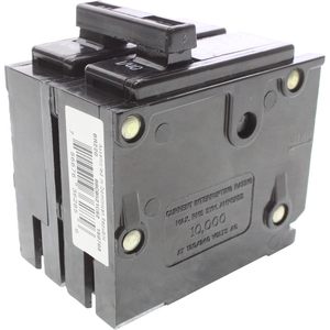 Interruptor de Circuito Eaton BR220, 20 Amperios, 2 Polos, 120-240 Voltios, Disparo Común, Tipo HACR, Montaje Enchufable - Product Image 4