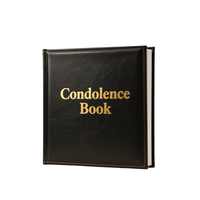 2026 impression invité signe dans le livre pour les funérailles en cuir livre de condoléances personnalisé planificateur quotidien Journal