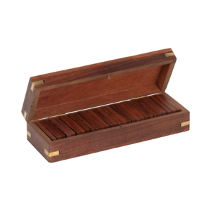 Scatola per gioco da tavolo Domino, custodia in legno decorativa per riunioni di famiglia, feste, tavolino da caffè, soggiorno - Product Image 5
