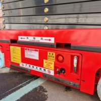Plataforma Elevadora de Tijera Eléctrica Móvil GTJZ1214, Plataforma Hidráulica Berui, 14m de Altura, 320kg de Carga para Trabajos en Altura