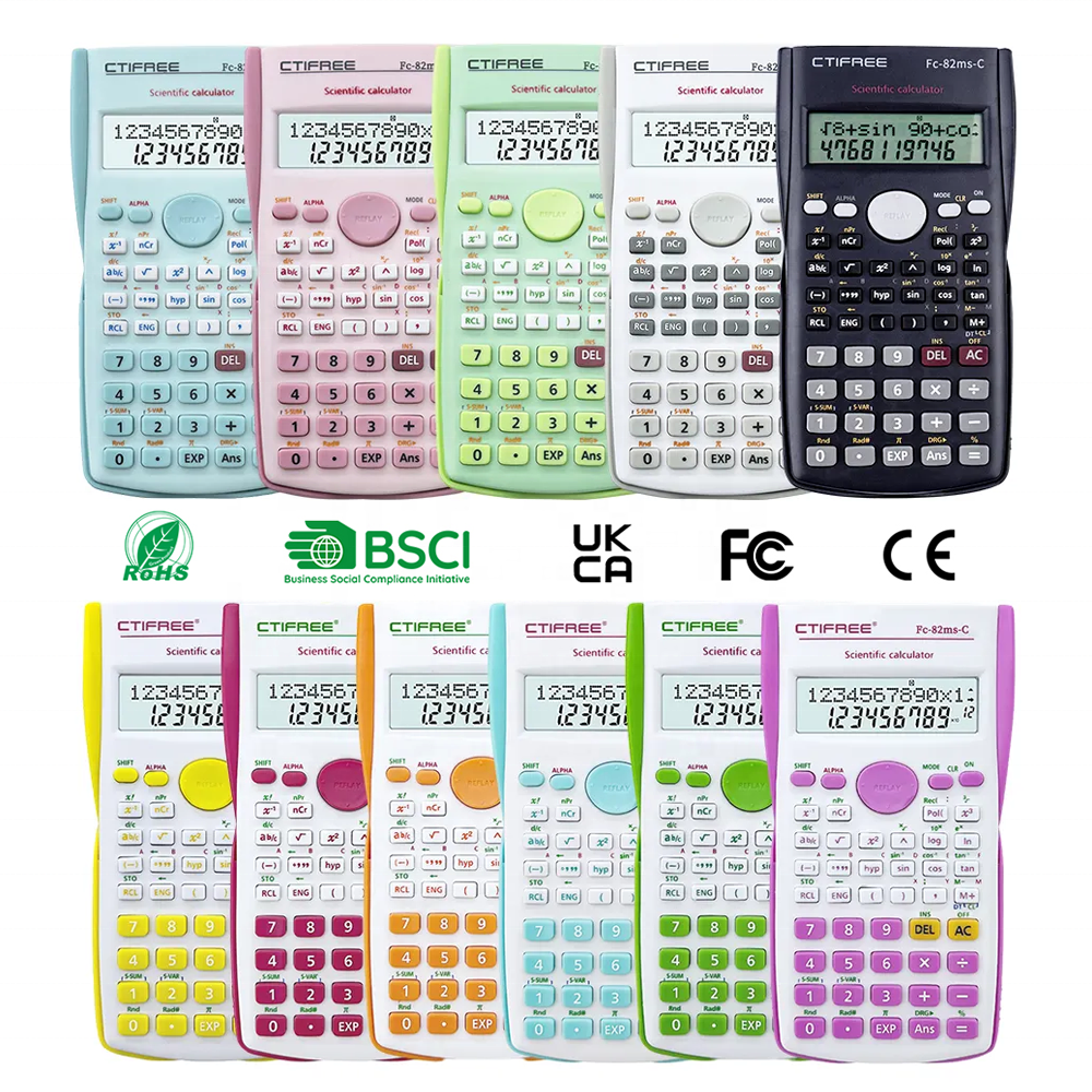 Калькулятор sculculadora Centifica FC 82 мс школьный электронный цифровой калькулятор Calculatrice Scientifique