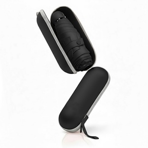 Custom Logo Mini Iron <b>Frame</b> Folding Umbrella Automatic Open Close Compact Travel Portable Windproof Glass Fiber Ribs Umbrella - Product Image 6