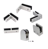 Support de fixation réglable en acier inoxydable 316L RG62 pour verre de 8-12 mm, pour balustrades extérieures, parois de douche et clôtures de piscine