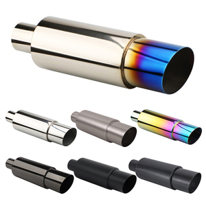 Trung Quốc Nhà Sản Xuất Chất Lượng Cao Xả Muffler Mẹo Thép Không Gỉ Ống Xả Titan Màu Xanh Neon Đen - Product Image 1