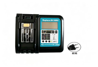 Compatible avec le chargeur de batterie au lithium Makita 14,4V-18V avec écran LCD