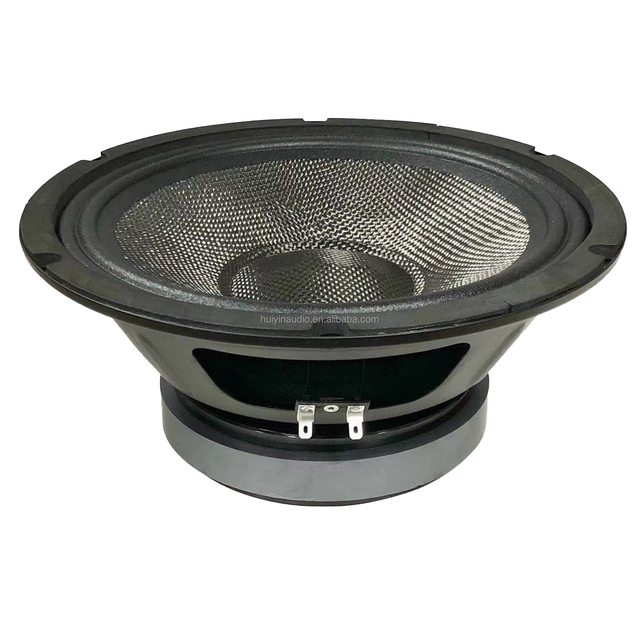 OEM 10-Inch Midbass Passive Speakers 1050-103B with Carbon Cone 8 Ohm Impedance for Pro Audio and Car Audio Metal Shell