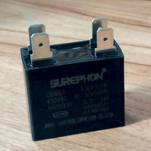 <span class=keywords><strong>CBB61</strong></span>คาปาซิเตอร์วิ่งและสตาร์ทตัวเก็บประจุวิ่ง2.5uF มาตรฐาน UL ถึงประตู - Product Image 2