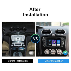 Reproductor <span class=keywords><strong>de</strong></span> DVD para Auto Compatible con <span class=keywords><strong>Ford</strong></span> Focus, Sistema <span class=keywords><strong>de</strong></span> Navegación GPS Android <span class=keywords><strong>de</strong></span> 7 Pulgadas con Wi-Fi, Control desde el Volante, Colocación en el Tablero - Product Image 2
