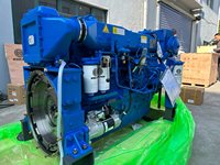 Moteur diesel marin Weichai WD10 Series WD10C190-15 190HP 1500RPM à 6 cylindres en ligne pour bateau de travail et bateau de pêche