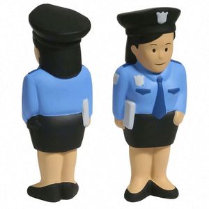 Juguetes Antiestrés de Espuma de Poliuretano con Forma de Policía, con Logotipo Impreso, Juguetes para Aliviar el Estrés - Product Image 3