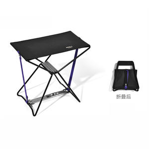 Elegante silla plegable de aluminio portátil con diseño de Banco Little Mazar para acampar al aire libre, tren, viajes, muebles de metal para exteriores - Product Image 6