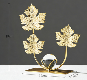 Stainless Steel Gold-Plated Plant <b>Ornaments</b> Crystal Balls Art Turtle for Leaves Sideboard Entrance Hall Office Living Craft - Product Image 2