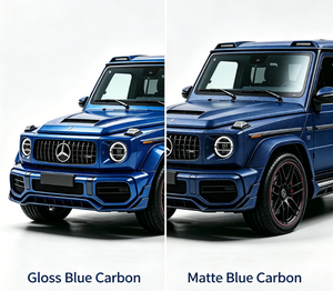 Heishi HS-05 Style BRS en fibre de carbone sèche finition mate pour capot moteur, pare-chocs, arches, lèvre avant, diffuseur arrière, spoiler G-Class W465 G63 - Product Image 4
