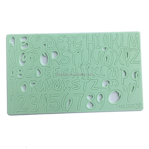 Letras <span class=keywords><strong>mayúsculas</strong></span> y <span class=keywords><strong>minúsculas</strong></span> acrílico Pastel dulce conjunto de sellos acrílico colores decorativos individuales sellos - Product Image 2