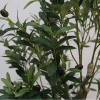 Arbres artificiels détachables de 0,9 m à 2,4 m, oliviers, plantes de simulation, verdure artificielle, pour jardin et décoration intérieure