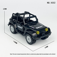 MOC scène Jeep voiture créative petites particules accessoires pièces enfants éducatifs en plastique bloc de construction bricolage jouets Juguetes