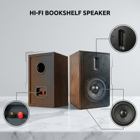 Pour amplificateur HIFI, 5,25 pouces, matériau MDF, 4 haut-parleurs, système home cinéma 2.0 canaux