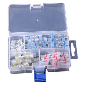 Juego de 50/100 Terminales de Anillo Termocontraíbles Resistentes a la Humedad y al Agua para Cableado Redondo, Suministros para Soldadura - Product Image 1