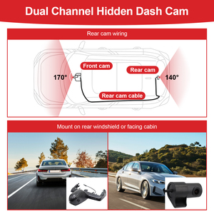 Adinkam Auto Dvr <span class=keywords><strong>Mini</strong></span> Verborgen 4K Dashcam Wifi Auto <span class=keywords><strong>Dash</strong></span> <span class=keywords><strong>Cam</strong></span> Voor Bmw X 3X5 Gt 1 3 5 Series F01 F10 F18 F20 F22 F25 F35 - Product Image 2